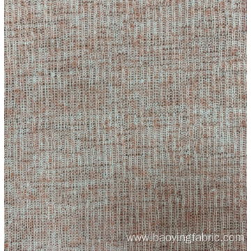 Polyester Hemp Coarse Needle Rib Fabric